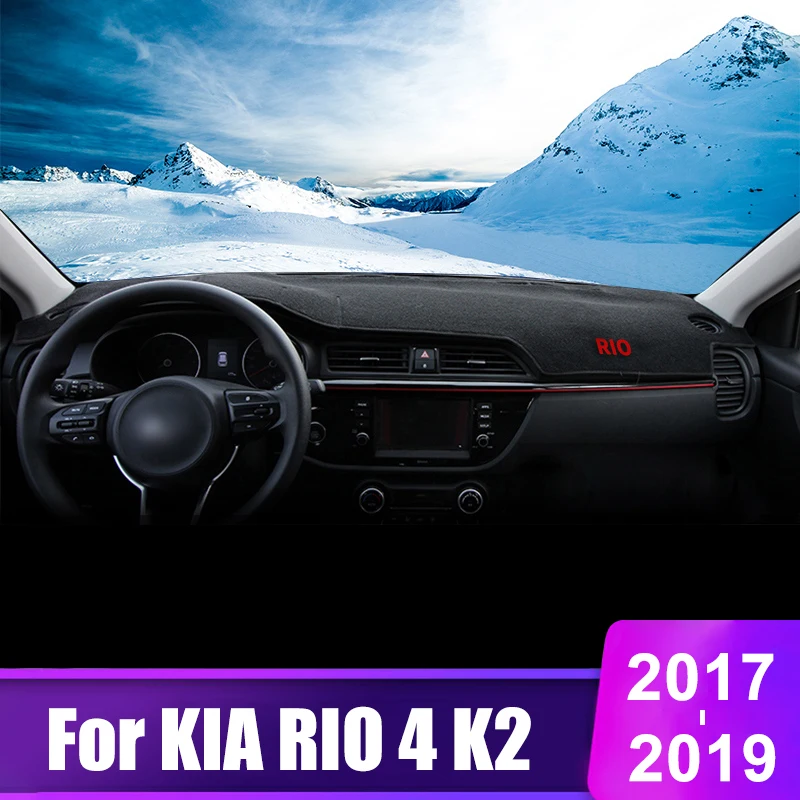 For KIA RIO 4 K2 2017 2018 2019 Car Dashboard Cover Mats Avoid Light Pad Instrument Platform Desk Carpets Auto Accessories
For KIA RIO 4 K2 2017 2018 2019 Car Dashboard Cover Mats Avoid Light Pad Instrument Platform Desk Carpets Auto Accessories