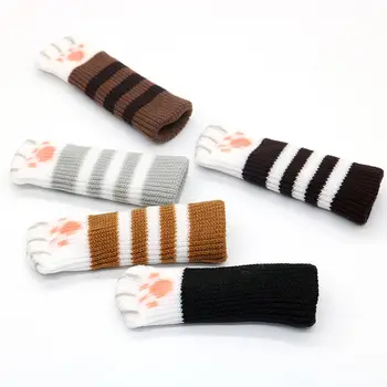 Floor Protection Chair Foot Pad Leg Furniture Wool Knitting Cover Chair Cat Paw Pad Floor Protector Socks Table Silent Anti Skid
Floor Protection Chair Foot Pad Leg Furniture Wool Knitting Cover Chair Cat Paw Pad Floor Protector Socks Table Silent Anti Skid