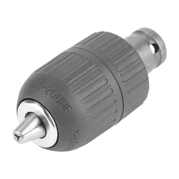 Heavy Duty Conversion Power Tool 1/2 Thread Drill Chuck Keyless Bit Black Durable Hardware With Adapter For Impact Wrench
Heavy Duty Conversion Power Tool 1/2 Thread Drill Chuck Keyless Bit Black Durable Hardware With Adapter For Impact Wrench
