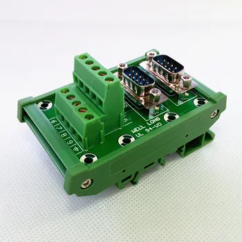 D-SUB DB9 DIN Rail Mount Interface Module,Double Male Header Breakout Board, Terminal Block, Connector.
D-SUB DB9 DIN Rail Mount Interface Module,Double Male Header Breakout Board, Terminal Block, Connector.