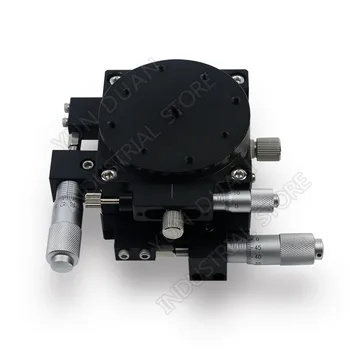XYR 3 Axis 60*60MM 2.4" Manual trimming platform Parallel Movement and 360 degree Angle Rotary Tuning sliding table Micrometer
XYR 3 Axis 60*60MM 2.4" Manual trimming platform Parallel Movement and 360 degree Angle Rotary Tuning sliding table Micrometer