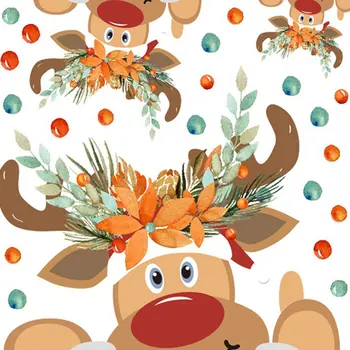 BCS3013A Christmas Decorative Christmas Element Printed Window Sticker Creative Moose Glass Stickers
BCS3013A Christmas Decorative Christmas Element Printed Window Sticker Creative Moose Glass Stickers