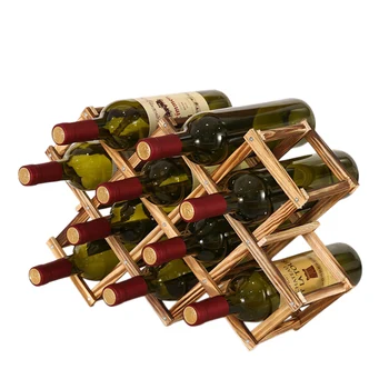 Wine Rack Wood Foldable Screw Fixing Natural Texture Shrink Freely Creativity Decoration
Wine Rack Wood Foldable Screw Fixing Natural Texture Shrink Freely Creativity Decoration
