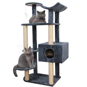 Four seasons universal cat climbing frame luxury villa solid wood cat frame nest one large cat jumping platform climbing post
Four seasons universal cat climbing frame luxury villa solid wood cat frame nest one large cat jumping platform climbing post