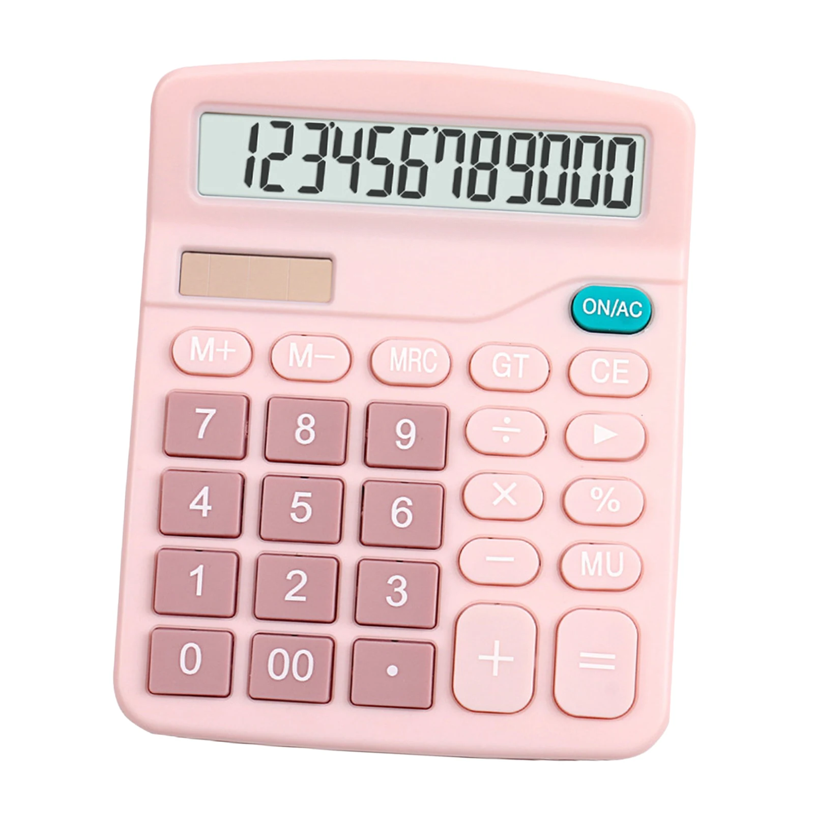 Office Handheld Desktop Calculator Dual Solar Power Business Accounts Pink Office Handheld Desktop Calculator Dual Solar Power Business Accounts Pink