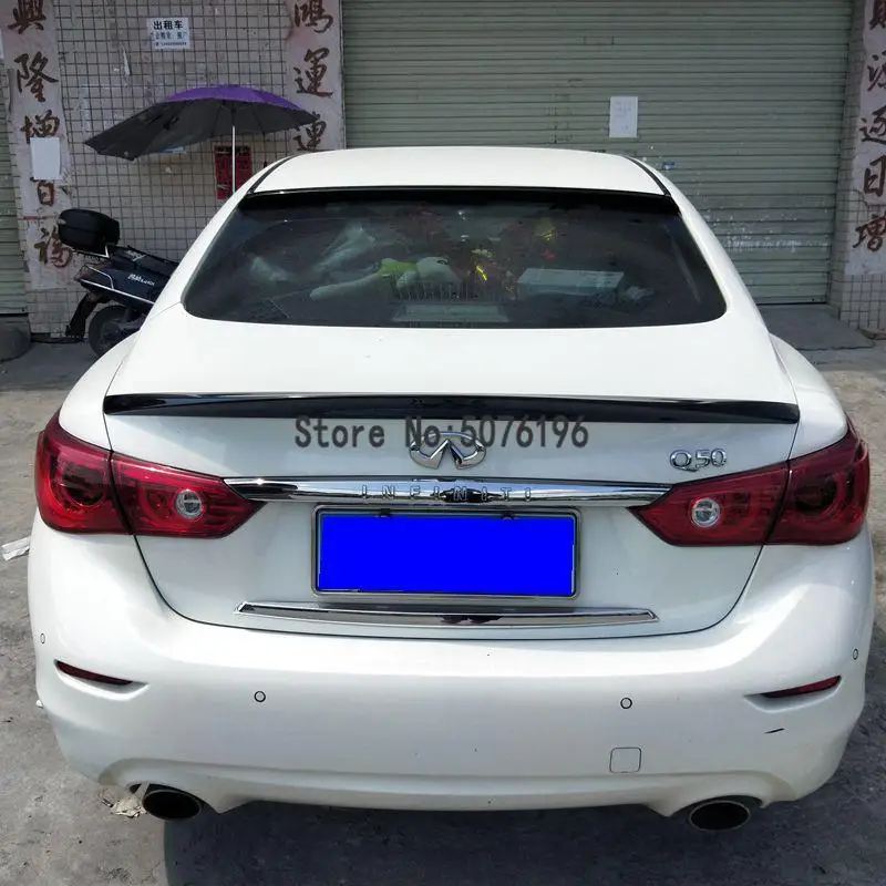 Новый дизайн для Infiniti Q50 Q50L Q50S спойлер 2014 2015 2016 2017 2018 2019 высококачественный АБС