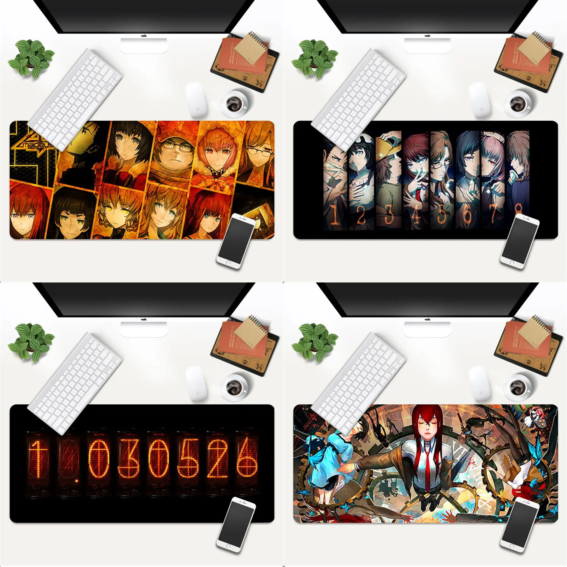 Simple Design Steins Gate Anti-Slip Durable Rubber Computermats Gaming Mouse Mat xl xxl 800x300mm for Lol world of warcraft
Simple Design Steins Gate Anti-Slip Durable Rubber Computermats Gaming Mouse Mat xl xxl 800x300mm for Lol world of warcraft