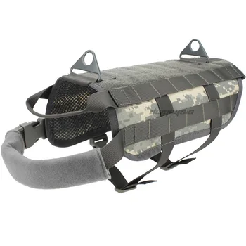 Tactical Military Dog Vest Harness Cs Nylon Molle Working Service Dog Vest Training Hunting Camouflage Hunting Pet Vests
Tactical Military Dog Vest Harness Cs Nylon Molle Working Service Dog Vest Training Hunting Camouflage Hunting Pet Vests