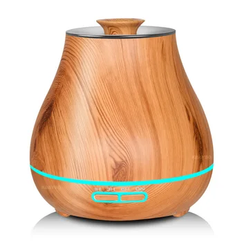 Aroma Essential Oil Diffuser Ultrasonic Air Humidifier with Wood Grain electric LED Lights aroma diffuser for home
Aroma Essential Oil Diffuser Ultrasonic Air Humidifier with Wood Grain electric LED Lights aroma diffuser for home