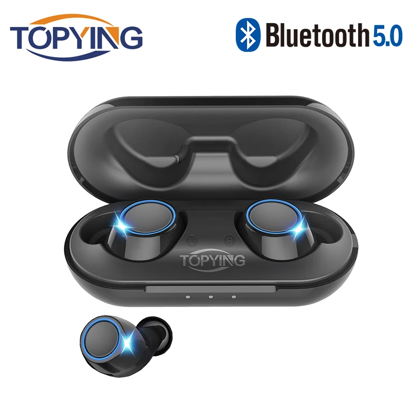 Bluetooth Earphone TWS Bluetooth Earphone V5.0 Sport Earbuds With Microphone Chargeable Box IPX5 Waterproof with 400mAh Box
Bluetooth Earphone TWS Bluetooth Earphone V5.0 Sport Earbuds With Microphone Chargeable Box IPX5 Waterproof with 400mAh Box