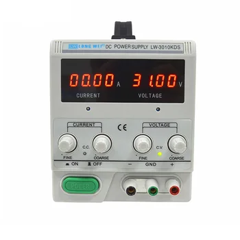 LW-303KDS 30V 3A DC Regulated Power Adjustable Switching Lab Bench Power Supply LED Four Display
LW-303KDS 30V 3A DC Regulated Power Adjustable Switching Lab Bench Power Supply LED Four Display