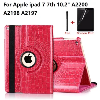 Smart PU Leather Case for ipad 10.2 2019, 360 Degree Rotating Folio Case for A2200 A2198 A2197 with Soft Film+ Pen
Smart PU Leather Case for ipad 10.2 2019, 360 Degree Rotating Folio Case for A2200 A2198 A2197 with Soft Film+ Pen