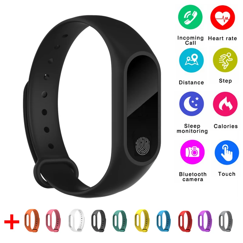 2019 Newest Smart Band M2 Waterproof Band Heart Rate Monitor Bluetooth Smart Bracelet Sleep Fitness Tracker Pedometer Wristband
2019 Newest Smart Band M2 Waterproof Band Heart Rate Monitor Bluetooth Smart Bracelet Sleep Fitness Tracker Pedometer Wristband