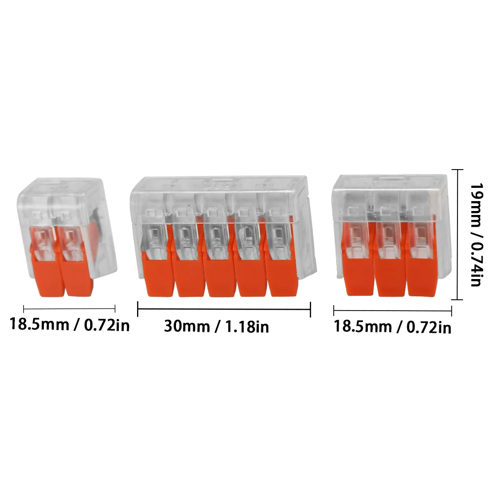 Hot New 75pcs Cable Connector Wire Universal Junction Compact Box Connectors Quick Terminals with 2/3/5 Way
Hot New 75pcs Cable Connector Wire Universal Junction Compact Box Connectors Quick Terminals with 2/3/5 Way