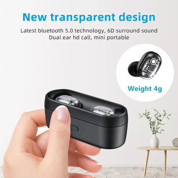 Bluetooth 5.0 Earphones HiFi Heavy Bass SmartTouch Bliateral Call Headset with Charging Box LHB99
Bluetooth 5.0 Earphones HiFi Heavy Bass SmartTouch Bliateral Call Headset with Charging Box LHB99