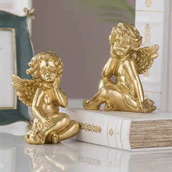 European Luxurious Gold Cute Angel Art Sculpture Character Figurine Creative Resin Crafts Desktop Decorations For Home R3532
European Luxurious Gold Cute Angel Art Sculpture Character Figurine Creative Resin Crafts Desktop Decorations For Home R3532