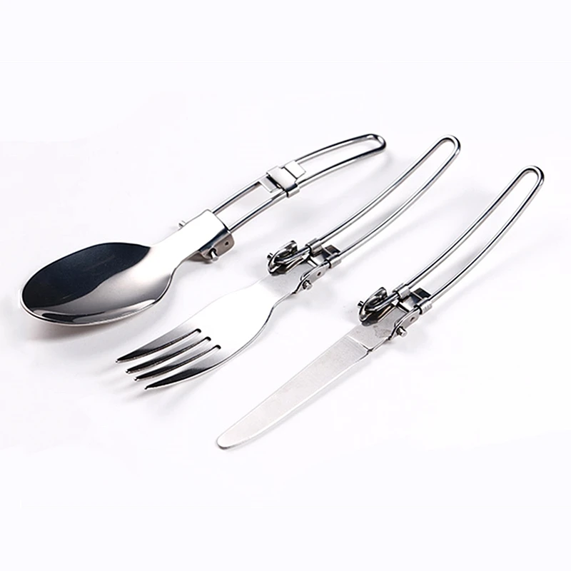 Titanium Folding Fork Spoon Knife Outdoor Tableware Camping Cookware Lightweight Folded Flatware for Camping Picnic Dinnerware
Titanium Folding Fork Spoon Knife Outdoor Tableware Camping Cookware Lightweight Folded Flatware for Camping Picnic Dinnerware