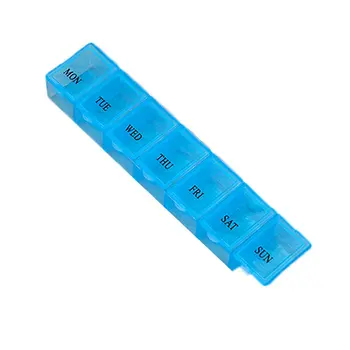 1Pcs 3 Colors 7 Days Weekly Tablet Pill Medicine Box Holder Storage Organizer Container Case Pill Box Splitters Pastillero
1Pcs 3 Colors 7 Days Weekly Tablet Pill Medicine Box Holder Storage Organizer Container Case Pill Box Splitters Pastillero