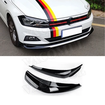 2PCS/Set Front Bumper Lip Splitters Cupwings Aprons For Volkswagen VW Polo Plus 2019 ABS Black Carbon Look Side Cover stickers
2PCS/Set Front Bumper Lip Splitters Cupwings Aprons For Volkswagen VW Polo Plus 2019 ABS Black Carbon Look Side Cover stickers