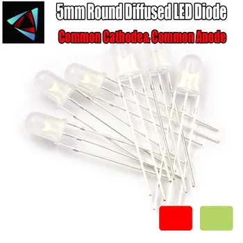 30pcs LED 5mm Diffused Red - Yellow Green Common Cathode & Common Anode Round Diode
30pcs LED 5mm Diffused Red - Yellow Green Common Cathode & Common Anode Round Diode