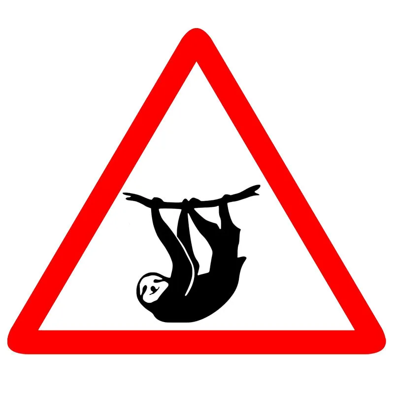 Animal Slow Hanging Sloth Warning Waterproof Color Car-Sticker and Decals Car Bumper Window Car Accessories Interior KK14*12cm
Animal Slow Hanging Sloth Warning Waterproof Color Car-Sticker and Decals Car Bumper Window Car Accessories Interior KK14*12cm