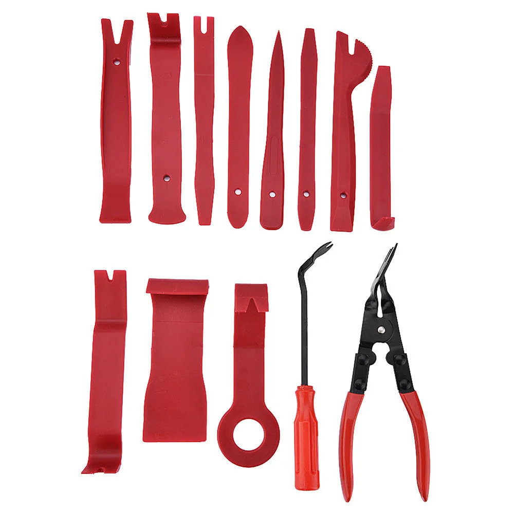 13pc Universal Car Trim Panel Door Moulding Pliers Removal Install Tools Kit Red
13pc Universal Car Trim Panel Door Moulding Pliers Removal Install Tools Kit Red