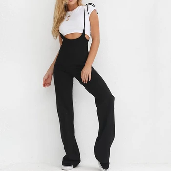 Solid Sleeveless Women Self Tie Suspender Pant Jumpsuit Romper 
Solid Sleeveless Women Self Tie Suspender Pant Jumpsuit Romper