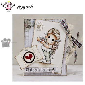 Piggy Craft metal cutting dies cut die mold Heart camera decoration Scrapbook paper craft knife mould blade punch stencils dies 
Piggy Craft metal cutting dies cut die mold Heart camera decoration Scrapbook paper craft knife mould blade punch stencils dies