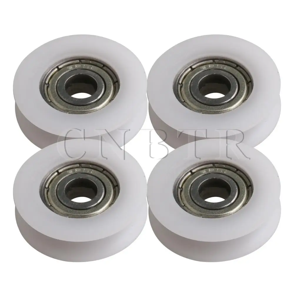 CNBTR 4x U Тип Groove подшипник 625ZZ направляющий шкив 73 кг 24x5x7mm|Дверные ролики| |