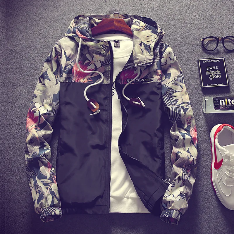M-4XL Men's Print Splicing Slim Jacket Men Korean Hooded Autumn Wild Casual Comfortable Sports Jackets
M-4XL Men's Print Splicing Slim Jacket Men Korean Hooded Autumn Wild Casual Comfortable Sports Jackets