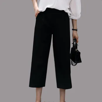 Korean version trousers women thin snow-spinning high waist pants high waist pants and wide leg pants
Korean version trousers women thin snow-spinning high waist pants high waist pants and wide leg pants