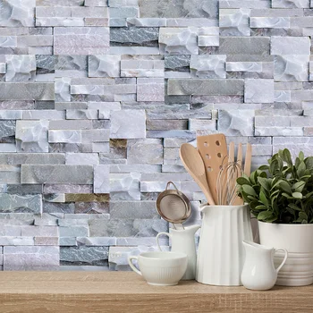 Light Gray Stone Brick Wall Stickers Retro Oil-proof Waterproof Tile Wallpaper For Kitchen Bathroom Ground Wall House Decoration
Light Gray Stone Brick Wall Stickers Retro Oil-proof Waterproof Tile Wallpaper For Kitchen Bathroom Ground Wall House Decoration