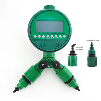 Home Garden Irrigation Drip Timer Pipe Splitter 2 Way Tap Connectors Quick Connector Automatic Watering Hose Irrigation Kit
Home Garden Irrigation Drip Timer Pipe Splitter 2 Way Tap Connectors Quick Connector Automatic Watering Hose Irrigation Kit
