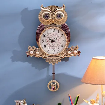 BRITISH JEWELRY WATCHES CREATIVE OWL CLOCK HOME FURNISHING EUROPEAN MODERN DESIGN LIVING ROOM HANGING WALL DECOR PENDANT
BRITISH JEWELRY WATCHES CREATIVE OWL CLOCK HOME FURNISHING EUROPEAN MODERN DESIGN LIVING ROOM HANGING WALL DECOR PENDANT