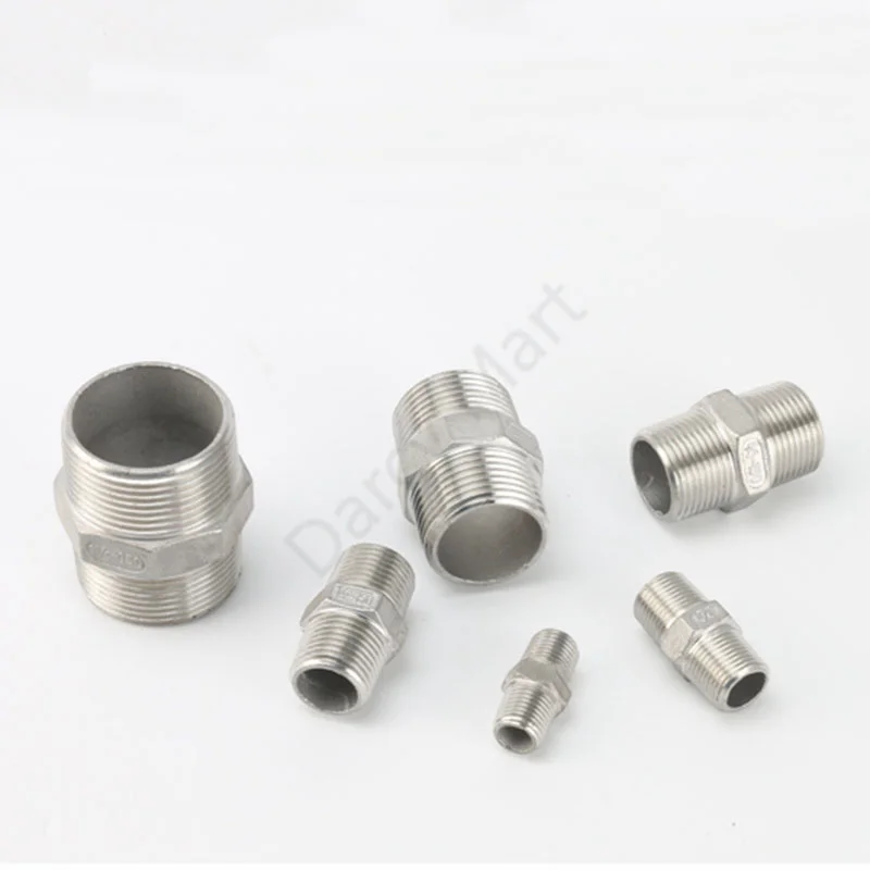 Male Straight Hexagon Joint Nipple Pipe Connection Fittings 304 Stainless Steel Threaded 1/2" connector +ABC
Male Straight Hexagon Joint Nipple Pipe Connection Fittings 304 Stainless Steel Threaded 1/2" connector +ABC