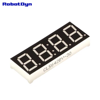 5pcs = 4-Digit 7-segments LED Display tube, clock/doubledots, Blue, Green, Yellow, Red, White (each 1) disp. size 50x19mm, 0.56"
5pcs = 4-Digit 7-segments LED Display tube, clock/doubledots, Blue, Green, Yellow, Red, White (each 1) disp. size 50x19mm, 0.56"