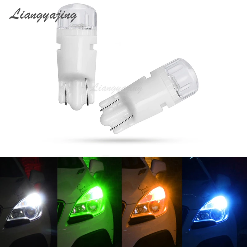 50Pcs T10 LED Bulb Ceramic Light Wedge Licence Plate Lights Car Reading Light Turn Side Lamp Clearance Lights Auto Parking Bulb
50Pcs T10 LED Bulb Ceramic Light Wedge Licence Plate Lights Car Reading Light Turn Side Lamp Clearance Lights Auto Parking Bulb