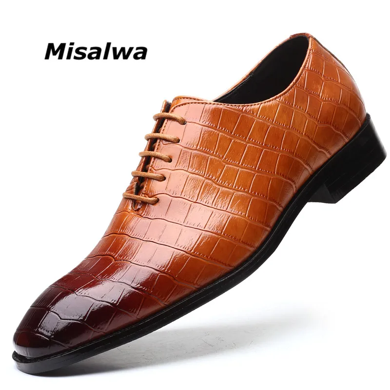 Misalwa Square Toe Simple Elegant Men Leather Formal Shoe Big Size 38-48 Dropship Classic Men Suit Dress Shoes Oxfords Crocodile
Misalwa Square Toe Simple Elegant Men Leather Formal Shoe Big Size 38-48 Dropship Classic Men Suit Dress Shoes Oxfords Crocodile