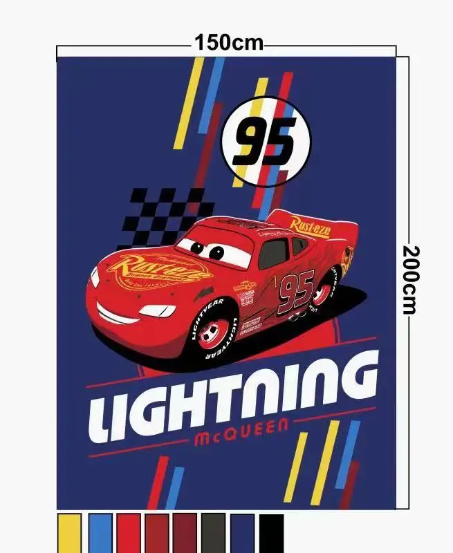 Disney Lightning Mc Queen Cars Blanket Throw 150*200CM Children's Kids Boys Cartoon Bedroom Decor Flannel Lightweight Bed Throws Disney Lightning Mc Queen Cars Blanket Throw 150*200CM Children's Kids Boys Cartoon Bedroom Decor Flannel Lightweight Bed Throws