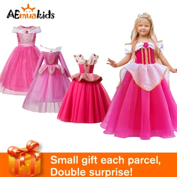 Sleeping Beauty Aurora Princess Dresses Girls Costume Carnival Gown Kids Vestidos Cosplay Carnival Halloween Birthday Party Robe
Sleeping Beauty Aurora Princess Dresses Girls Costume Carnival Gown Kids Vestidos Cosplay Carnival Halloween Birthday Party Robe