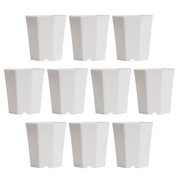 10 Pcs Flower Pot Imitation Ceramic Octagonal Durable Simple Succulent Plant Pot for Living Room
10 Pcs Flower Pot Imitation Ceramic Octagonal Durable Simple Succulent Plant Pot for Living Room