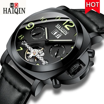 Watch Men Luxury Brand HAIQIN men's watches waterproof fashion sports automatic date mechanical Watch week clock reloj hombre
Watch Men Luxury Brand HAIQIN men's watches waterproof fashion sports automatic date mechanical Watch week clock reloj hombre
