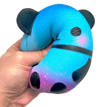 

Squeeze Toys Cute PU Decompression Squishy Panda for Stress Relief Slow Rebound Toys Squeezing Adorable for Adult Children Gift