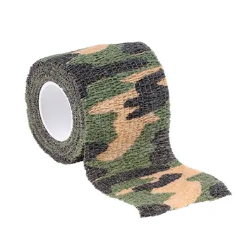 Elastic Camouflage Waterproof Outdoor Hunt Camping Stealth Camo Wrap Tape Military Airsoft Paintball Stretch Bandage
Elastic Camouflage Waterproof Outdoor Hunt Camping Stealth Camo Wrap Tape Military Airsoft Paintball Stretch Bandage