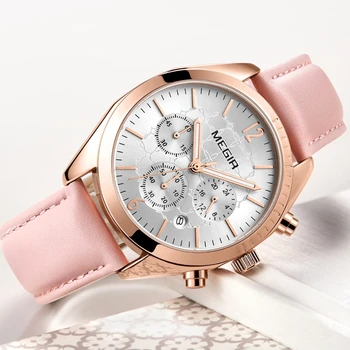 MEGIR Top Brand Women Watches Luxury Chronograph Ladies Watch Women Waterproof Leather Quartz Wristwatch relogio feminino reloj
MEGIR Top Brand Women Watches Luxury Chronograph Ladies Watch Women Waterproof Leather Quartz Wristwatch relogio feminino reloj