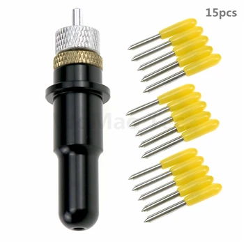 High Quality 15pcs/Set 30 Degree Vinyl Cutter Blade For Roland Cutting Plotter Vinyl Cutter Blade+Blade Holder Housing Base
High Quality 15pcs/Set 30 Degree Vinyl Cutter Blade For Roland Cutting Plotter Vinyl Cutter Blade+Blade Holder Housing Base
