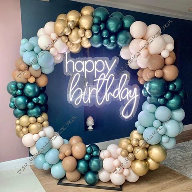 191PCS Cream Peach Gold Pearl Teal Green Retro blue Latex Balloon Garland Party Event Decor Ballons Decoration Birthday
191PCS Cream Peach Gold Pearl Teal Green Retro blue Latex Balloon Garland Party Event Decor Ballons Decoration Birthday