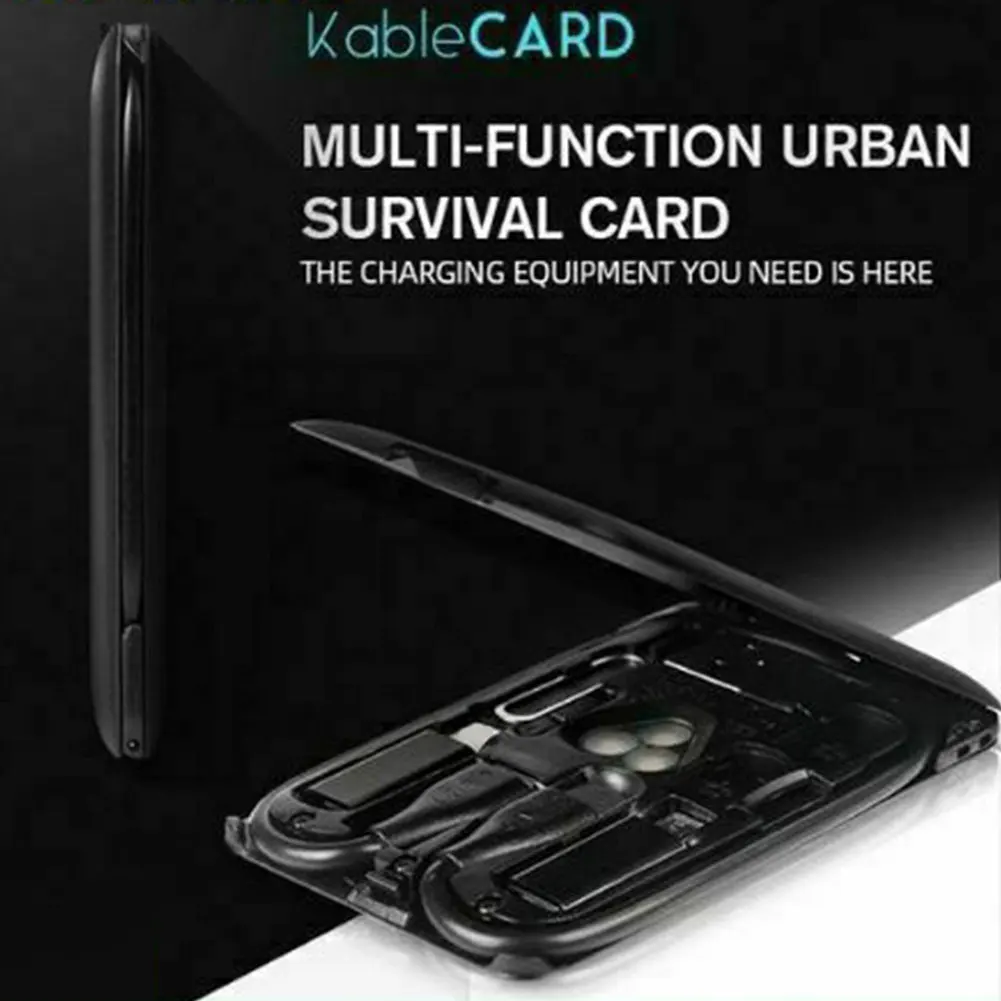 Tool Universal Cable Storage Wireless Charger Memory Reader Foldable Portable LED Light Slot Urban Survival Card Multifunctional
Tool Universal Cable Storage Wireless Charger Memory Reader Foldable Portable LED Light Slot Urban Survival Card Multifunctional