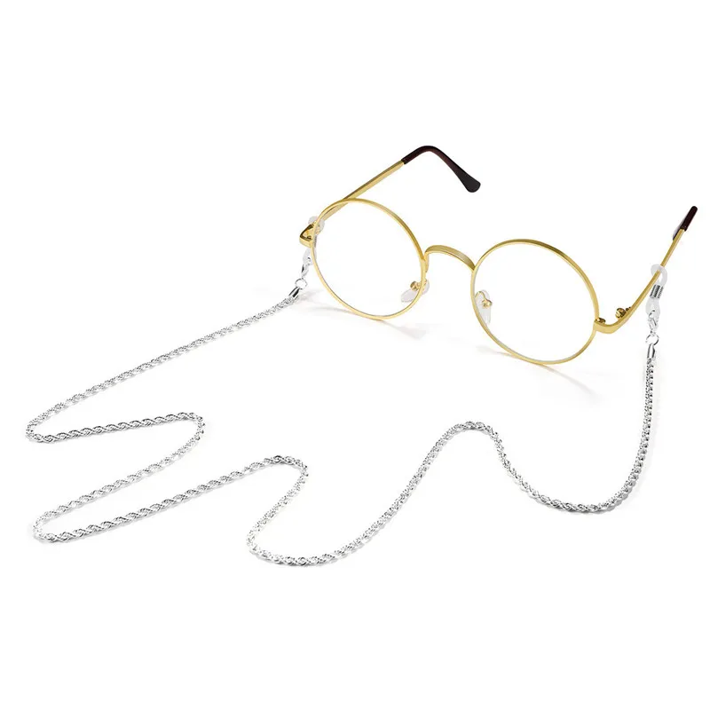 1 PC Minimalist Style Solid Color Metal Eyeglass Chains Non-Slip Reading Glasses Twist Chain Sunglasses Eyewear Accessories
1 PC Minimalist Style Solid Color Metal Eyeglass Chains Non-Slip Reading Glasses Twist Chain Sunglasses Eyewear Accessories
