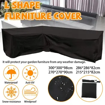 Waterproof Outdoor Patio Garden Furniture Cover L Shape Dustproof Table Chair Sofa Protective Cover Rain Snow Mildew Resistant
Waterproof Outdoor Patio Garden Furniture Cover L Shape Dustproof Table Chair Sofa Protective Cover Rain Snow Mildew Resistant